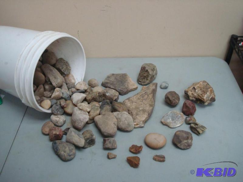 Bucket Of Mixed Rocks, Look Like From Montana...