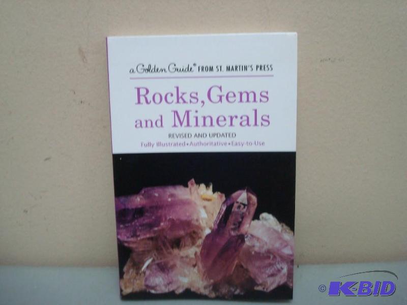 Rocks, Gems And Minerals Book...