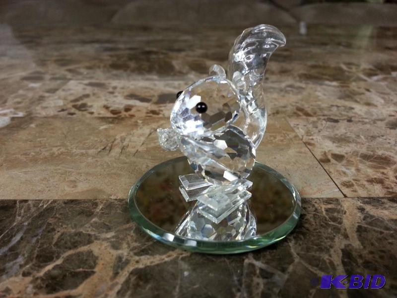 Swarovski Crystal Squirrel Figurine 1985 Retired