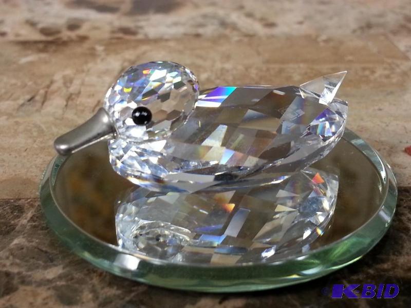 Swarovski Crystal Duck Figurine 1983 Retired