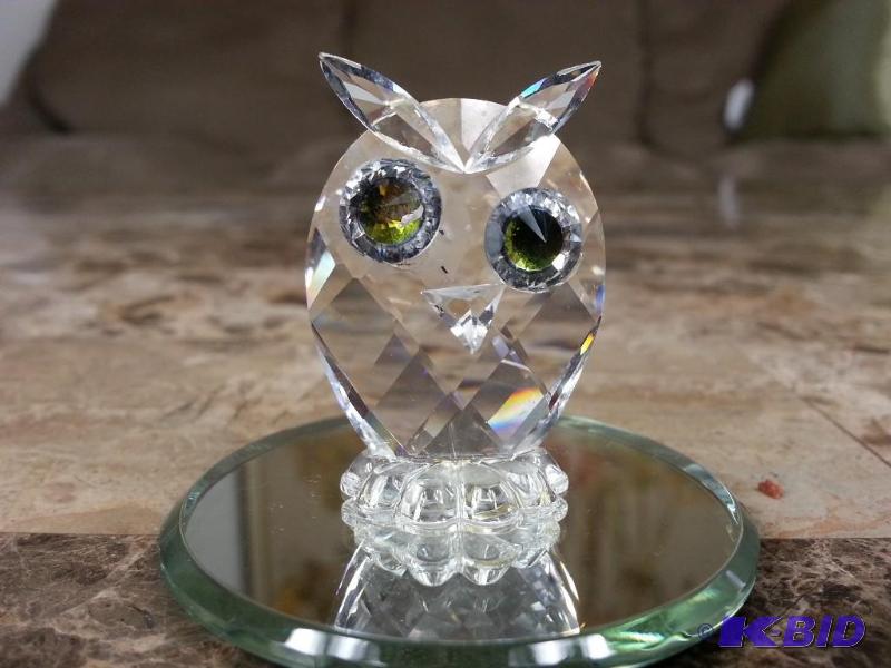 Swarovski Crystal Owl Figurine 1979 Retired