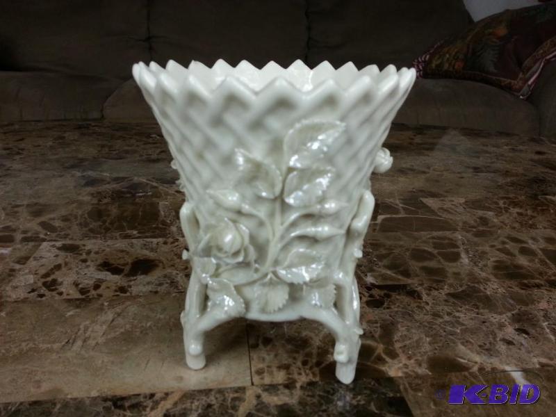 Unique Signed Floral Porcelain Dish