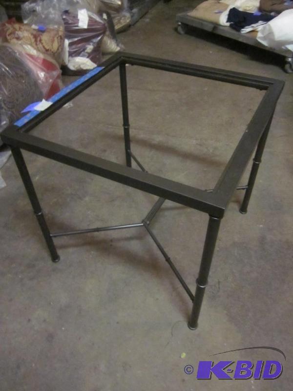 Bronze metal end table no glass.  &nbsp  &nb...