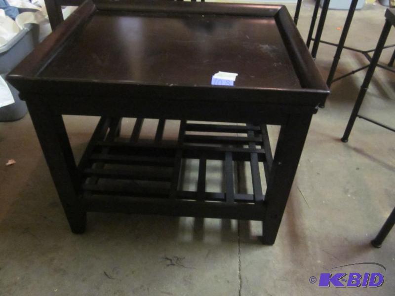 Mission style wood end table.  &nbsp  &nbsp...