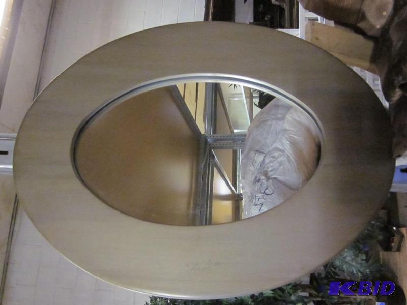 Oval wall mirror.  &nbsp  &nbsp...