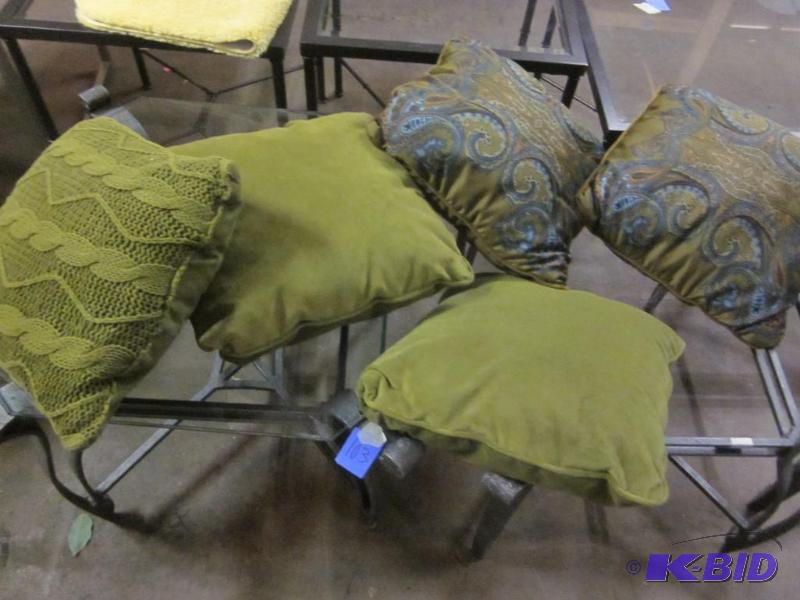 Lot of five accent pillows.  &nbsp  &nbsp...