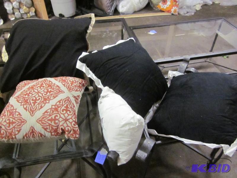 Lot of five accent pillows.  &nbsp  &nbsp...