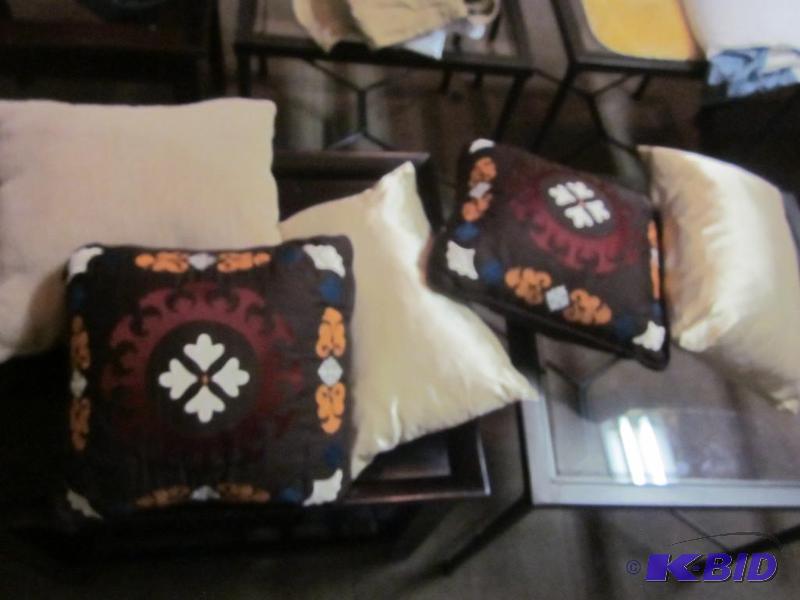 Lot of five accent pillows.  &nbsp  &nbsp...