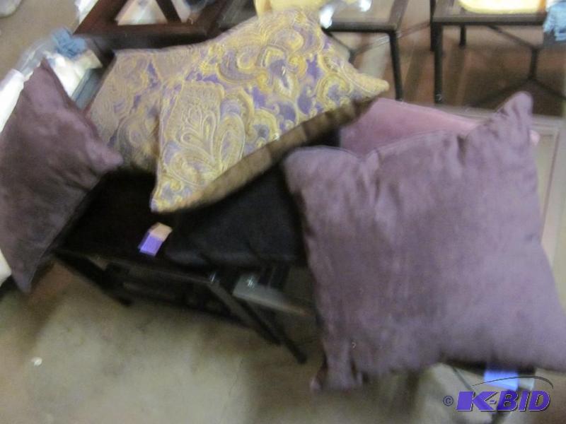 Lot of accent pillows.  &nbsp  &nbsp...