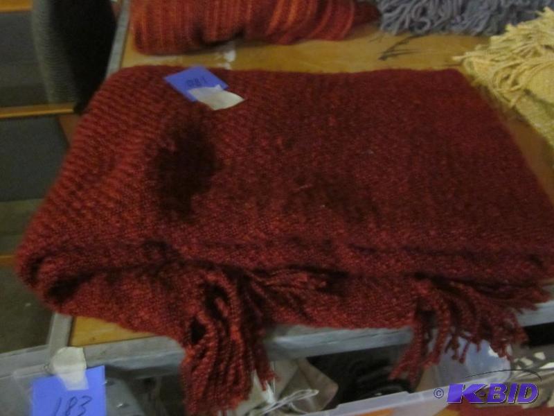 Large red throw blanket.  &nbsp  &nbsp...