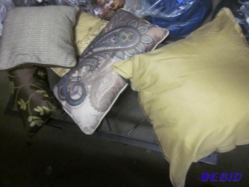 Lot of five accent pillows.  &nbsp  &nbsp...