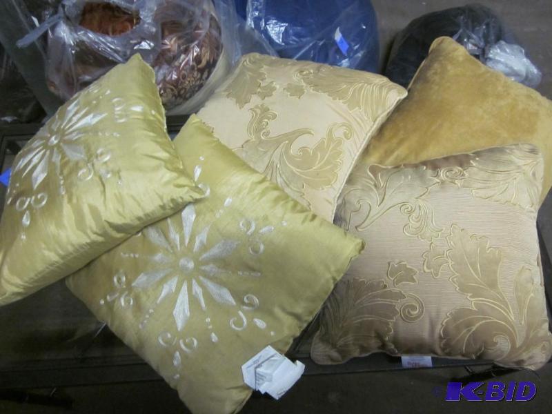 Lot of five accent pillows.  &nbsp  &nbsp...
