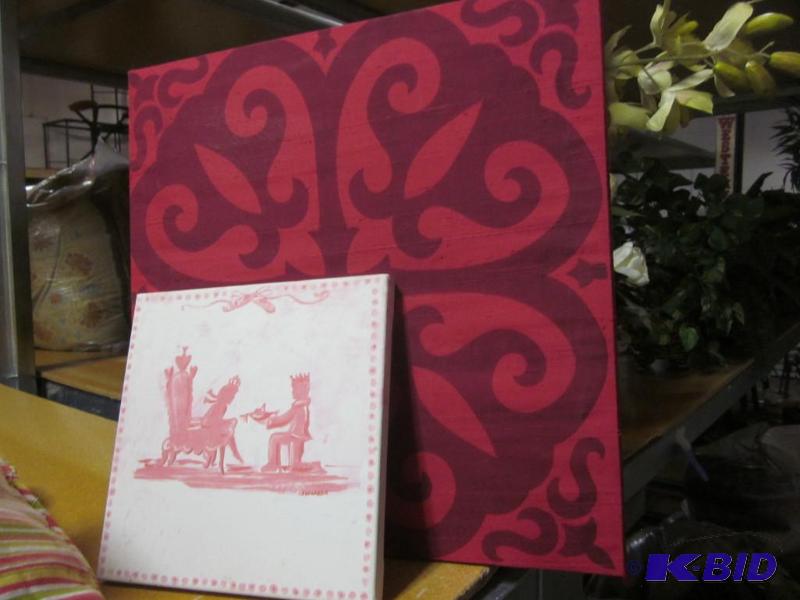 Pair of art prints on canvas.  &nbsp  &nbsp...