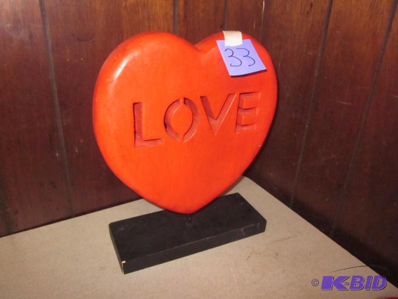 Solid wood decorative Love art.  &nbsp  &nbs...
