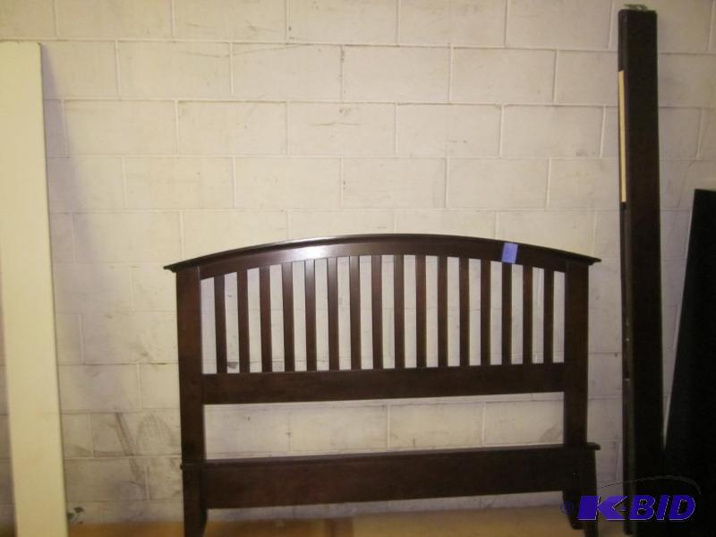 Queen size wood bed frame.  &nbsp  &nbsp...