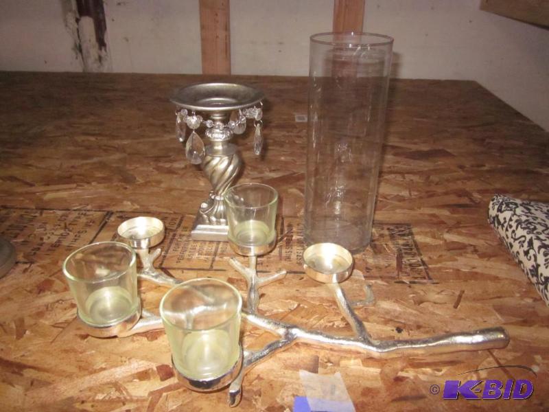Lot of candle holders.  &nbsp  &nbsp...