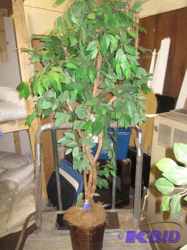 Artificial tree in basket.  &nbsp  &nbsp...