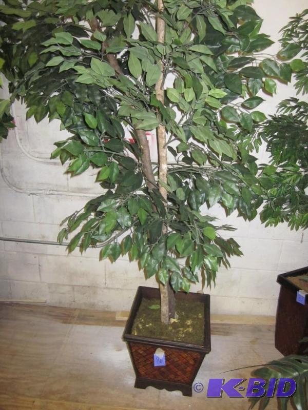 Artificial tree in planter.  &nbsp  &nbsp...