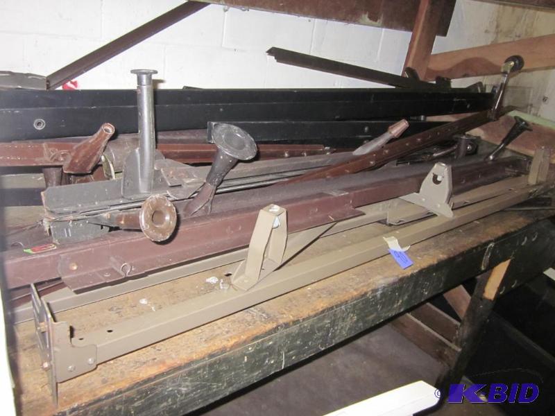 Large lot of metal bed frames.&nbsp Most fra...