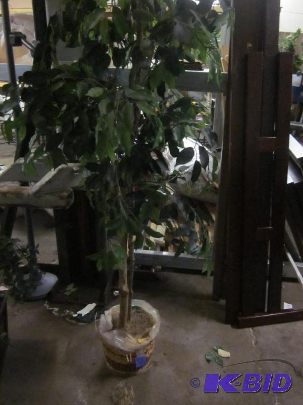 Artificial tree in basket.  &nbsp  &nbsp...