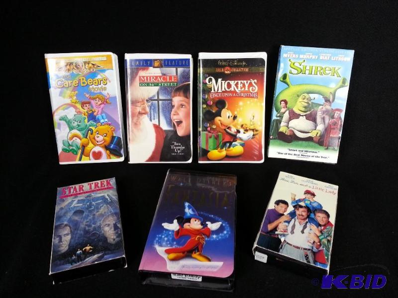 lot 33 image: (7) VHS Movies - Check Out The Titles