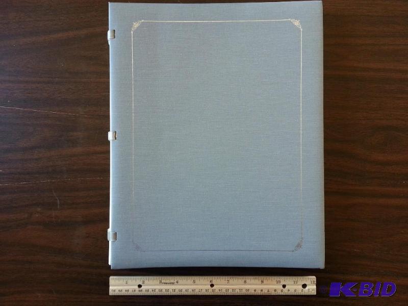 lot 51 image: Creative Memories 12x14 Light Blue Premiere Coverset Album w Open Hinges