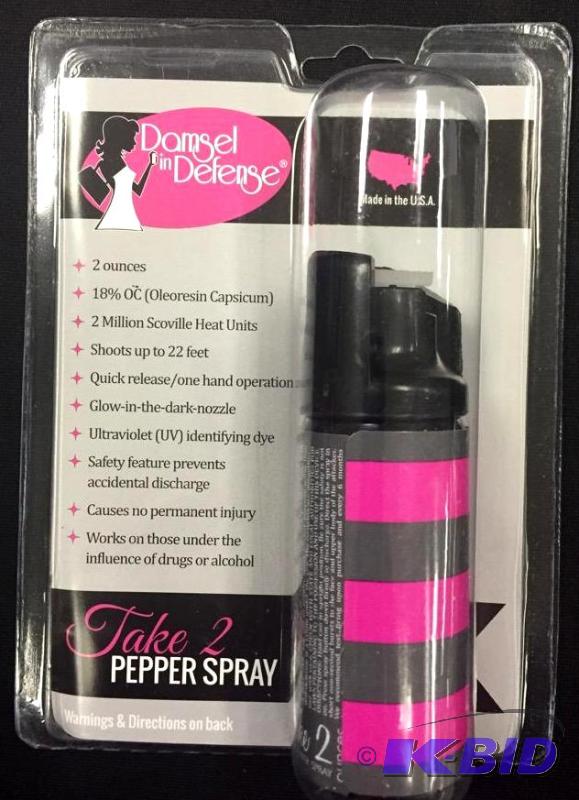 lot 22 image: Take 2 Pepper Spray