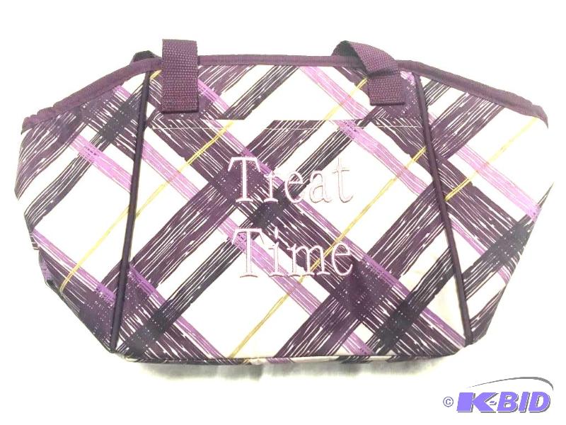lot 9 image: Lunch Break Thermal in Plum Plaid