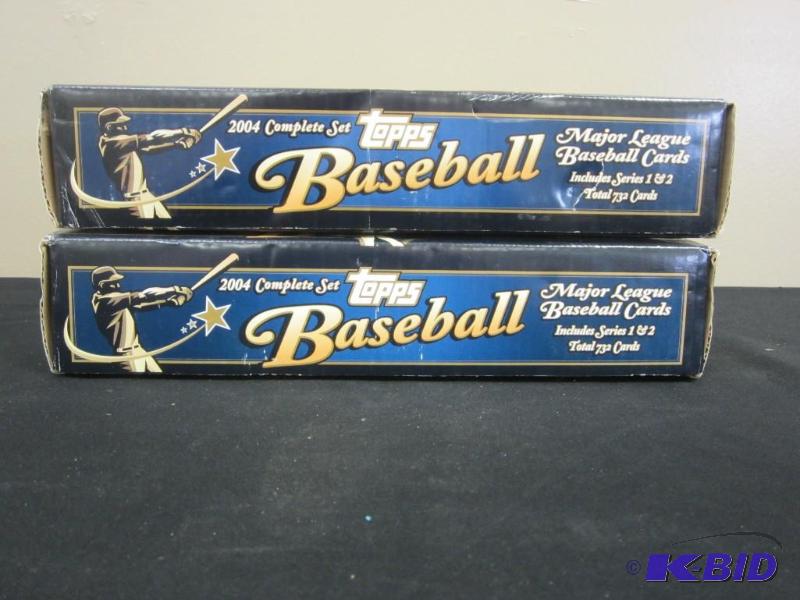 lot 15 image: 2 Boxes 2004 Topps Baseball Cards
