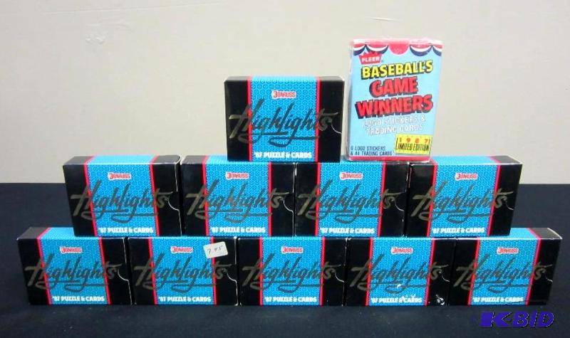 lot 25 image: 11 Decks 1987 Baseball Cards - Fleer & Donruss