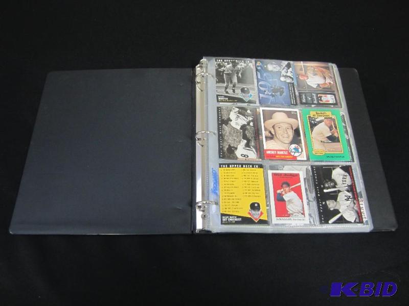 lot 29 image: Binder of Legends Baseball Cards