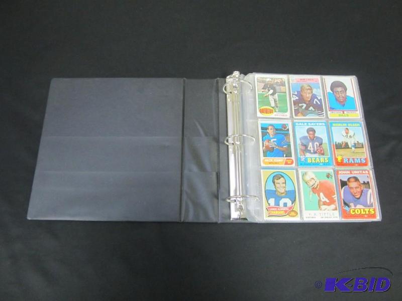 lot 31 image: Binder of Football Cards - Some Vintage