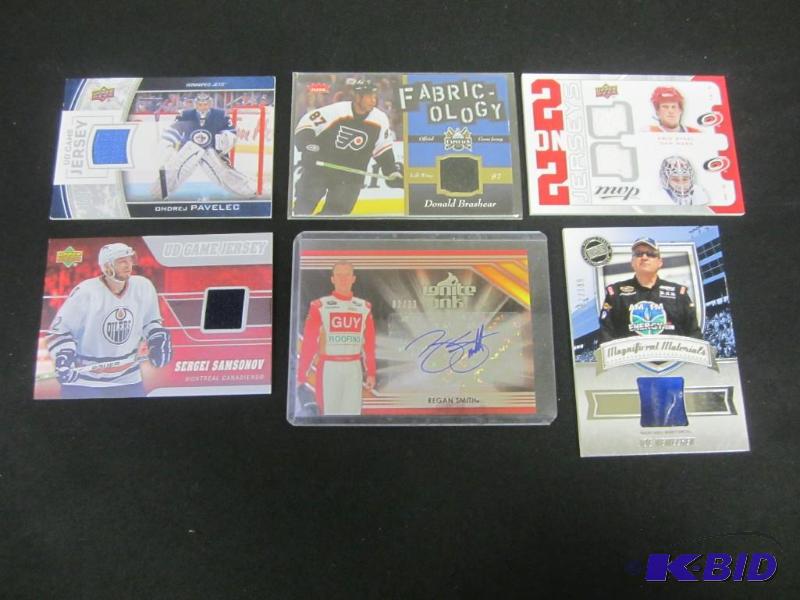 lot 48 image: Lot of Hockey & NASCAR Cards