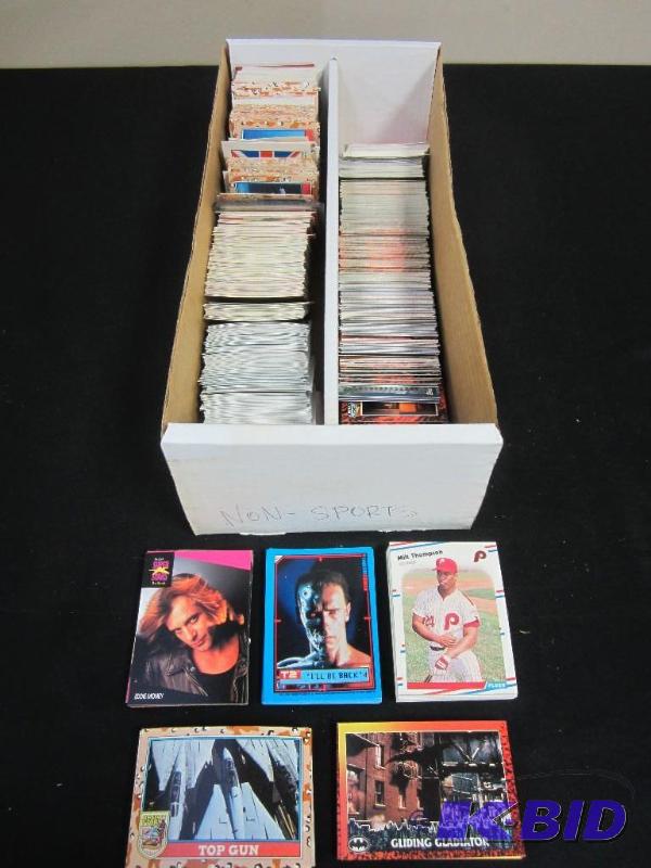 lot 53 image: Lot of Desert Storm, Sports, Film and Music Trading Cards