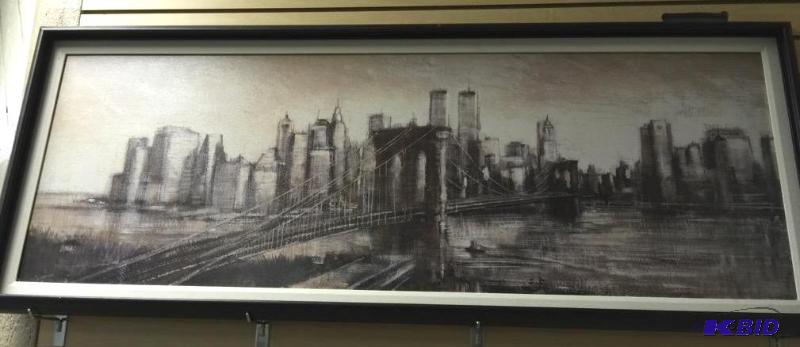 lot 45 image: Picture Of New York City Skyline In Frame