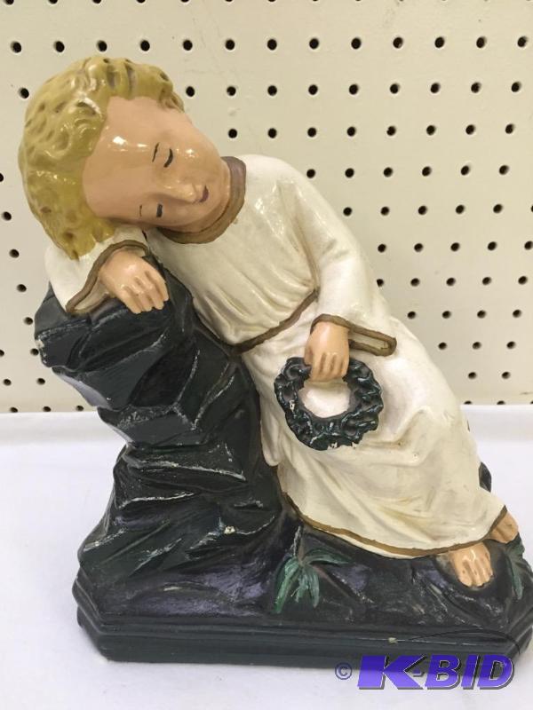 lot 97 image: Figurine and Ornate Cup