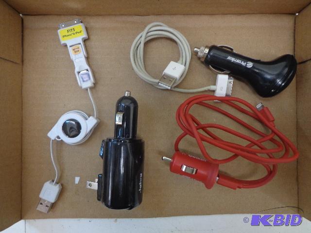 lot 103 image: Car & Home Chargers   Apple  Mini & m...