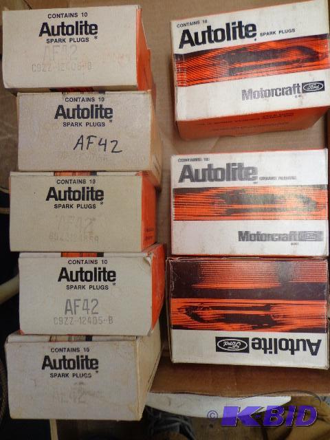lot 108 image: Spark plugs   Autolite&nbspplugs  10 Packs  ...