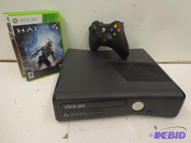 lot 25 image: X-BOX 360   Includes 4 games  Bluetooth contr...