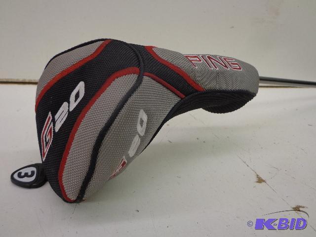lot 3 image: Ping G20 fairway wood   #3 wood 15 degree  re...