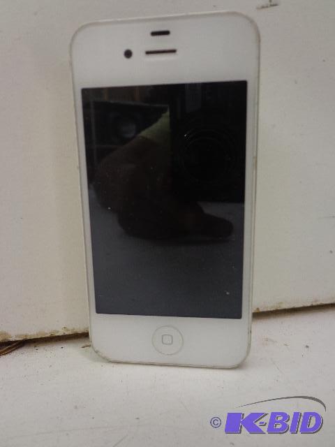 lot 36 image: Apple I-Phone 4   Model# AL349  OnOff switch...