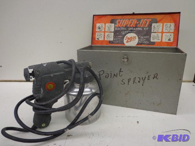 lot 86 image: Vintage spray gun   Super-Jet electric spray ...