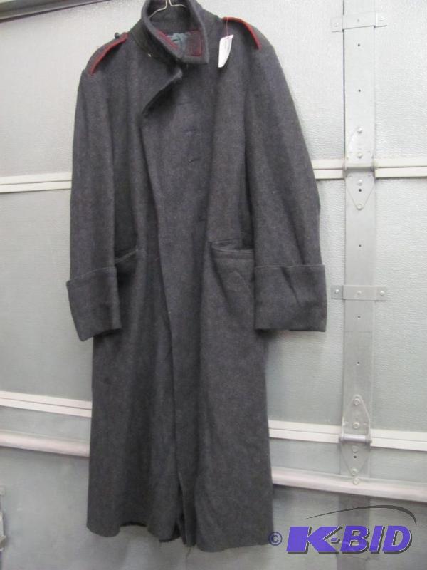 This Bulgarian Military Surplus Wool Overcoat...