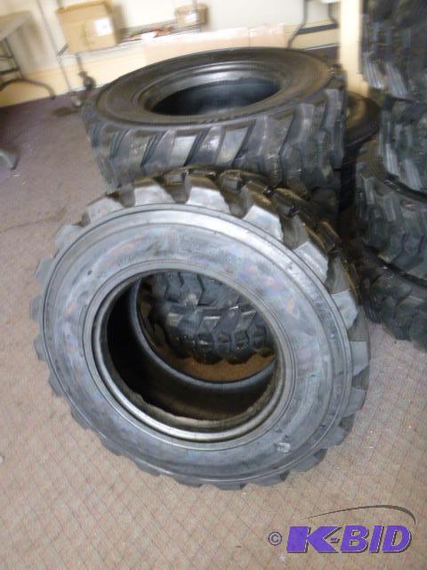 Four New Alied RBT Skid Loader Tires 12-16.5 ...