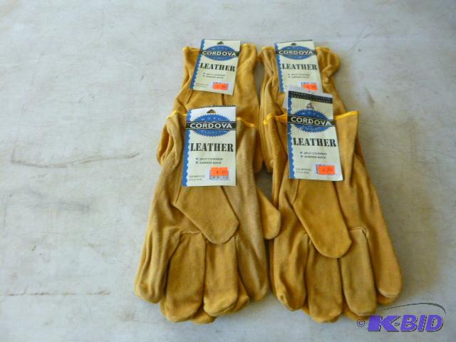 Four Pairs of Cordova Leather Gloves Size XXL...