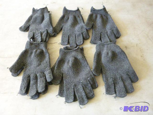 Six Pairs of One Size Fits All Gloves...