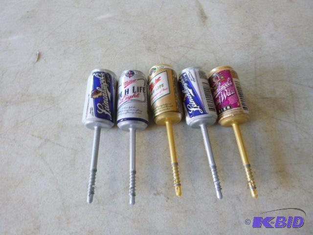 Five Beer Can Bobbers...