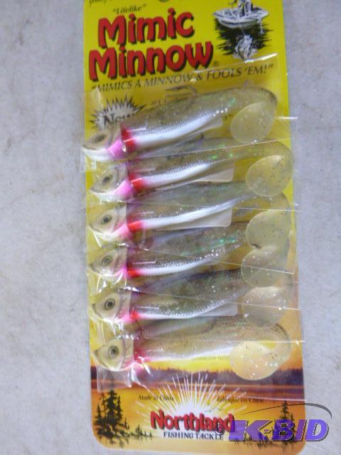 Six Northland Mimic Minnows...