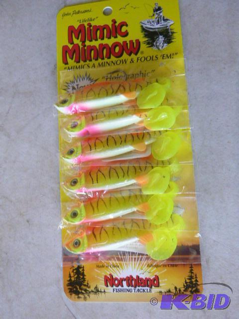 Six Northland Mimic Minnows...