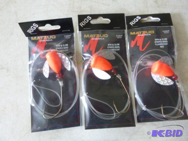 Three Matzuo Rigs Spin and glow....